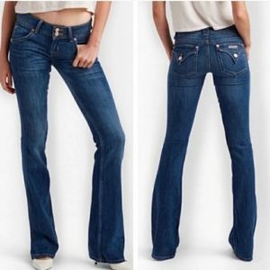 Hudson Signature Boot Cut Back Button Flap Pocket Jeans